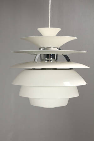 Poul Henningsen for Louis Poulsen, pendel, Kuglelamel med tilhørende nummerbevis   Denne vare er sat til omsalg under nyt varenummer 4158664