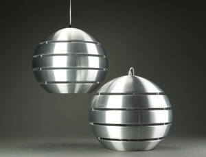 6 stk Manhattan pendler, aluminium 6