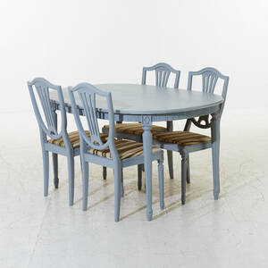 Matgrupp gustaviansk stil