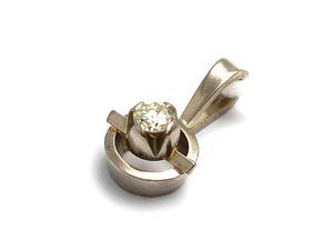 Hänge 18K vitguld