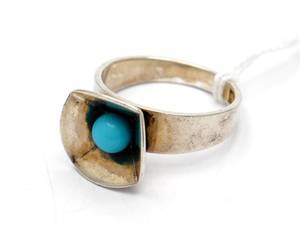 Ring silver med