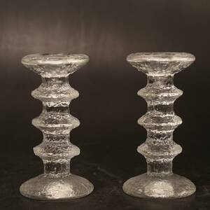  LJUSSTAKAR, ett par, Iittala Festivo.