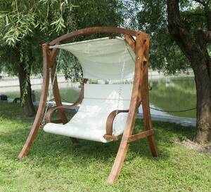 Stor hængesofa med overslag