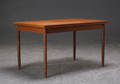Dansk møbelproducent. Spisebord, hollandsk udtræk, teak
