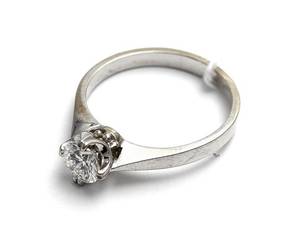 Ring vitguld 18K