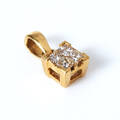 Hänge 18 k guld diamanter 