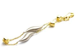 Armband tvåfärgat 18K