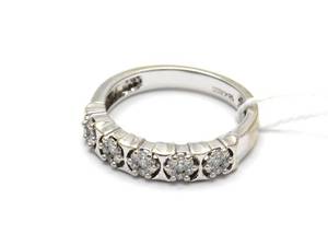 Ring vitguld 18K