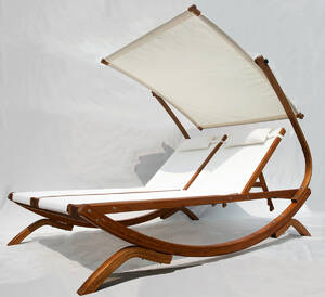 Stor dobbelt solseng med overslag Denne vare er sat til omsalg under nyt varenummer 5078804