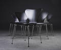 Arne Jacobsen 1902 - 1971. Stole, model 3107, sorte 6