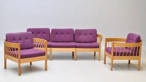 Illum Wikkelsø 1919-1999. Tre-pers. samt par hvilestole 3