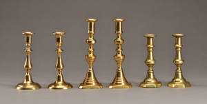 Tre par engelske stager, slutningen af 1800 tallet 6