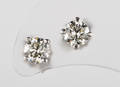 Brillantørestikker - ca. 0.88 ct. 2