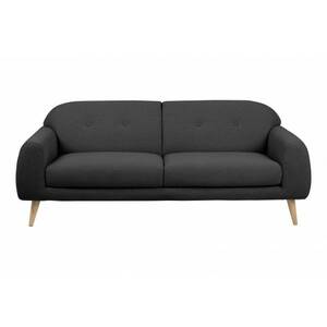 Tre-pers. sofa, mørkegrå møbelstof