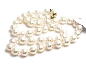 Pärlcollier 40cm ojämna