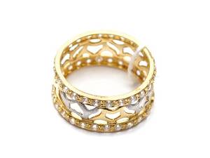 Ring, tvåfärgad med