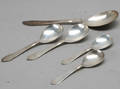 Georg Jensen. Diverse dele bestik, Antik nr. 4 5