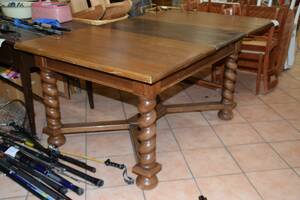 Biblioteksbord med iläggsskiva, 140x105 cm, H 77 cm