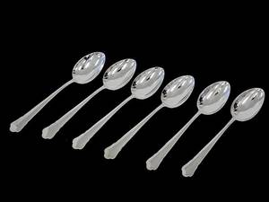 Bordsskedar 6st silver