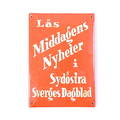 PLÅTSKYLT, Läs Middagens Nyheter i Sydöstra Sveriges Dagblad.