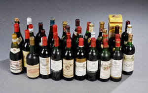 Vinsamling af diverse rødvine og hvidvine 38.