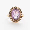 Ring 18 k guld orientpärlor