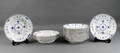 Royal Copenhagen. Musselmalet halvblonde tallerkener nr 572  659.17 