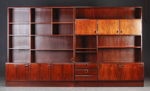 Dansk møbelproducent -  Palisander reolsystem.