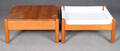 Sofatische in Teak und plast 2