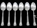 Kaffeskedar 6st Silver