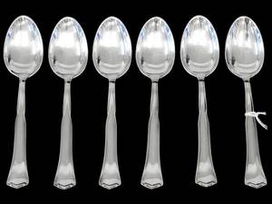 Kaffeskedar 6st Silver