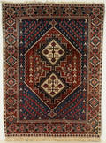 Persisk Afshar tæppe, 208 x 155 cm.