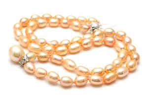 Pärlcollier 51cm, med