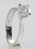 Solitairering, ca. 0.98 ct.