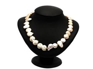 Pärlcollier, knapp pärlor