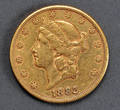 USA. 20 dollars guldmønt 1882 S.