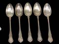Skedar, kaffeskedar silver