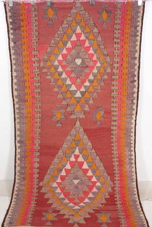 Orientmatta, flatvävd, Harsin-kelim, Kermanshah, 225x120 cm