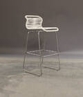Verner Panton. VP ONE barstol i farven HVID 