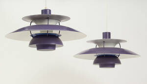 Poul Henningsen. Par PH5 pendler. 2 