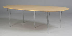 Piet Hein Bruno Mathsson. Super Elipse spisebord