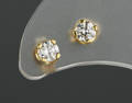 Brillantørestikker - ca. 0.35 ct. 2