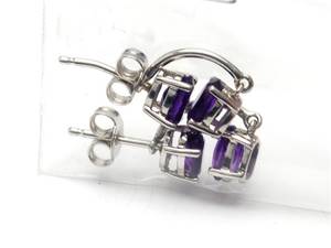 Örhängen vitguld 18K