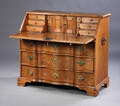 Barok kommode af egetræ, 1700-tallet