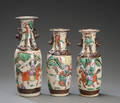 Tre vaser af porcelæn, 1900-tallet 3