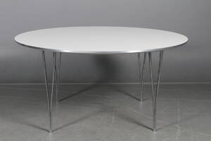 Piet Hein  Bruno Mathsson. Cirkulært spisebord Ø. 145cm