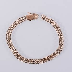 ARMBAND, guld 18K.