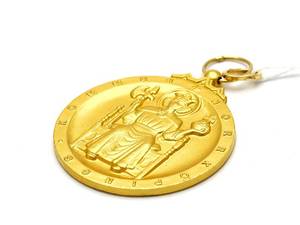 Medalj guld graverad