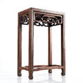 Mindre bord Kina mahogny