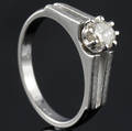 Solitaire ring ca. 0.47 ct.